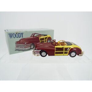 Restoration Hardware Classic Tin Toys 1947 Woody Car Ornament with Box
